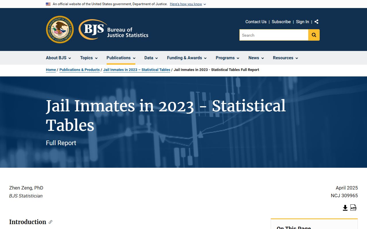 Gasconade County inmate population national jail statistics context